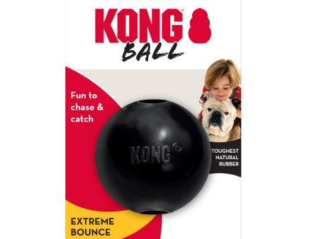 KONG Extreme Ball Dog Toy Black 1ea MD LG For Discount