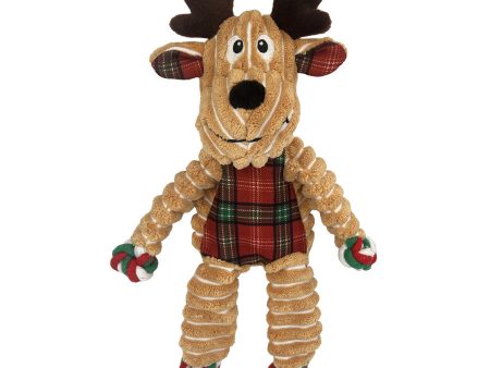 KONG Holiday Floppy Knots Reindeer Dog Toy 1ea SM MD Fashion