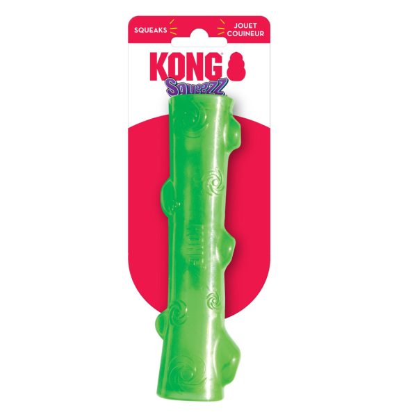 KONG Squeezz Stick Dog Toy Assorted 1ea MD Supply