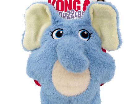 KONG Snuzzles Kiddos Dog Toy Elephant 1ea SM Supply