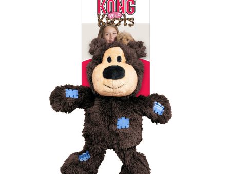 KONG Wild Knots Bear Dog Toy Assorted 1ea SM MD Online now