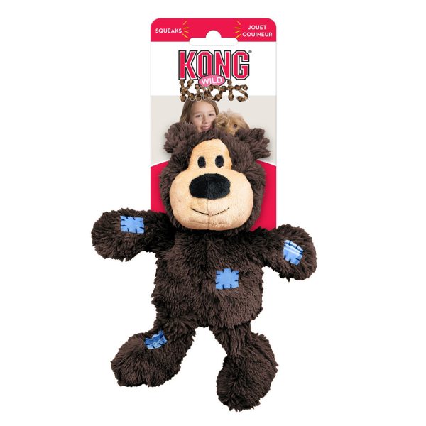 KONG Wild Knots Bear Dog Toy Assorted 1ea SM MD Online now