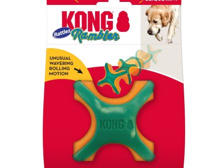 KONG Rambler Rattlez Dog Toy X-Ball, LG (2 pack) on Sale