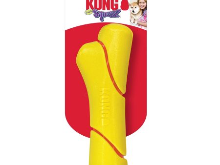 KONG Squeezz Tennis Stick Dog Toy Yellow 1ea LG on Sale