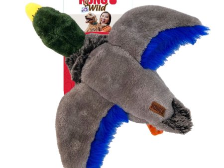 KONG Wild Low Stuff Creatures Dog Toy Mallard 1ea MD For Cheap