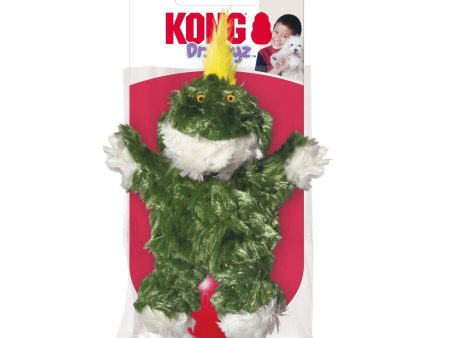 KONG Unstuffed Dog Toy Frog with Squeaker 1ea XS Online now