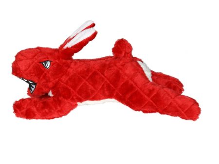 Mighty Angry Animals Rabbit Durable Dog Toy Red 1ea 12 in Supply