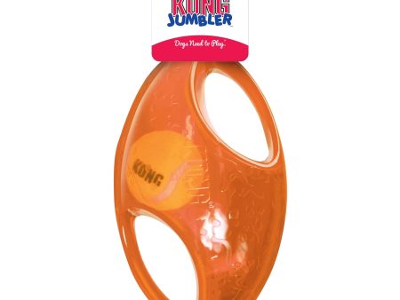 KONG Jumbler Dog Toy Football Assorted 1ea LG XL Online Sale