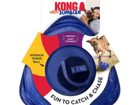 KONG Jumbler Flinger Dog Toy Assorted 1ea SM MD Hot on Sale