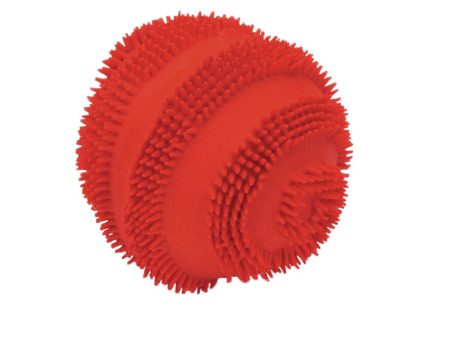 Rascals Latex Dog Toy Spiny Ball Red 1ea 2.5 in Cheap