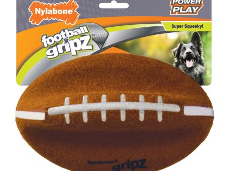 Nylabone Power Play Dog Football Gripz 1ea Large Giant - Up To 50 lb Sale