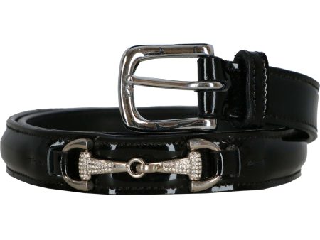 HB Showtime Ceinture Swarovski Horse Bit Noir Cheap