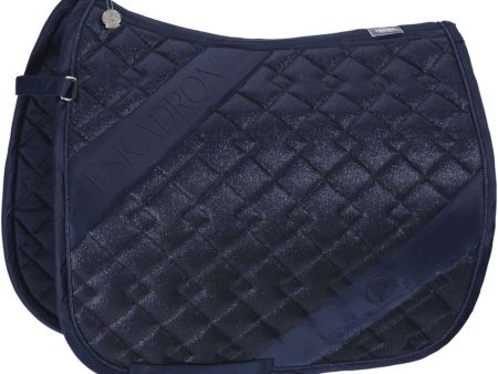 Eskadron Tapis de Selle Platinum Pure Glitter Mesh Dressage Marin Sale