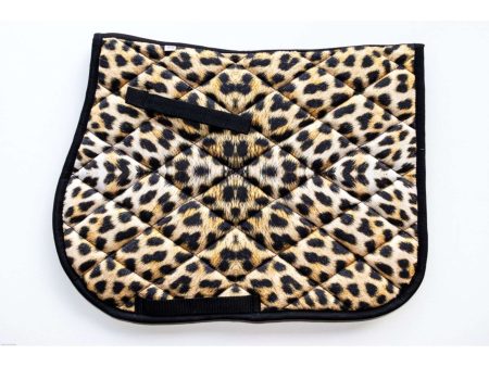 HB Tapis de Selle Animal Print Shetland Léopard Fashion