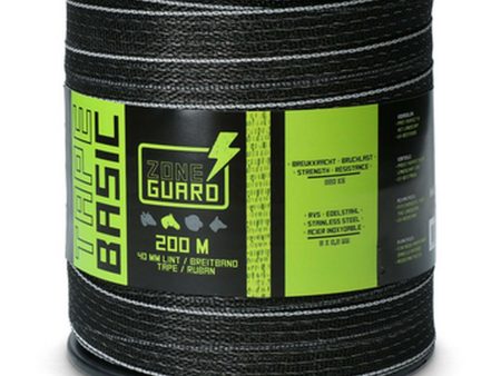 ZoneGuard Ruban Eco 40mm Noir Hot on Sale